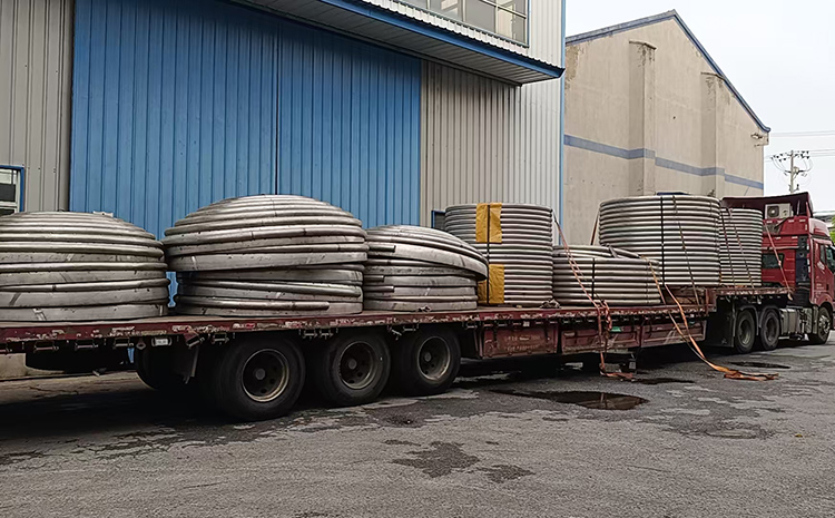 不銹鋼封頭盤管，盤管加工就找龍賢